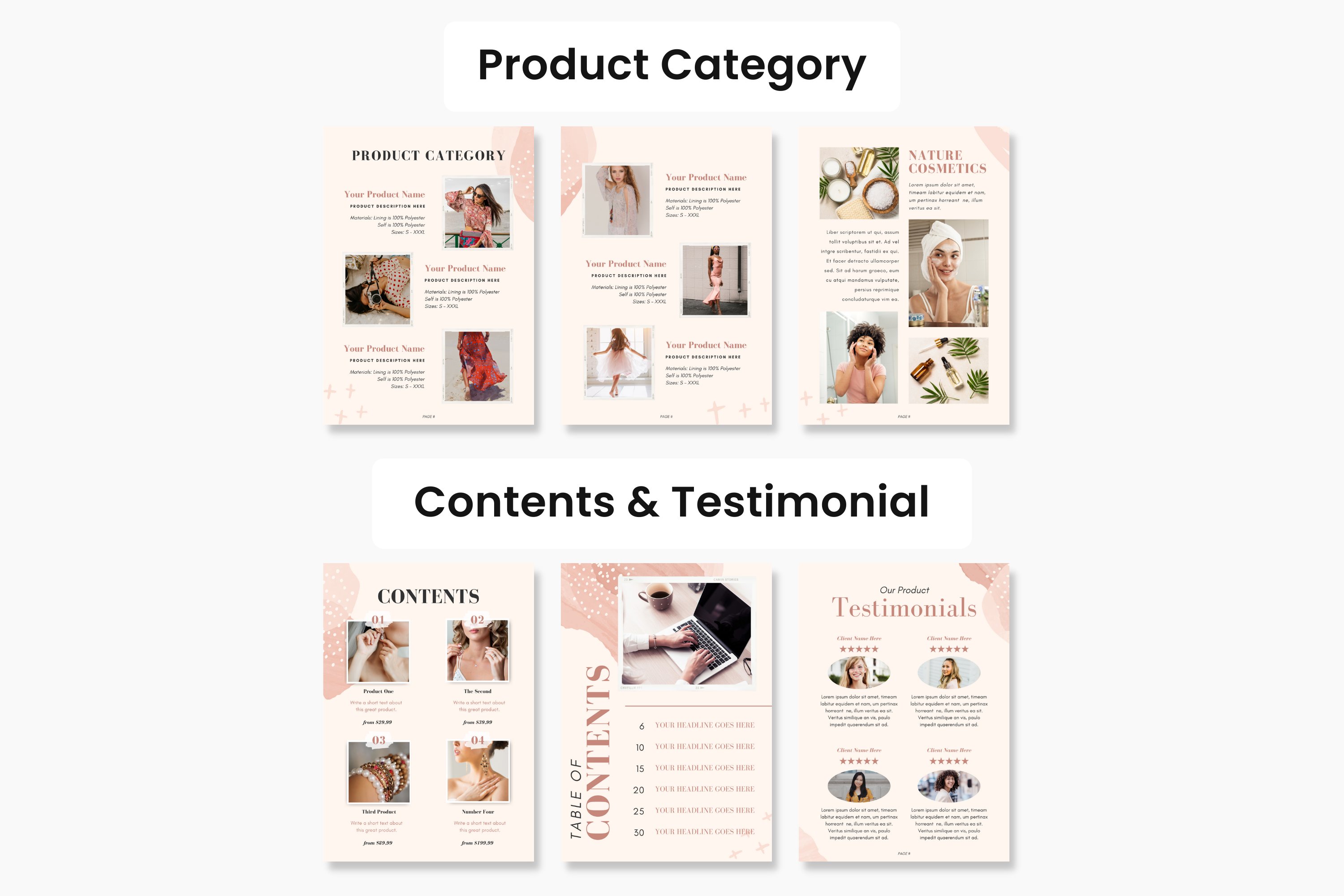 e commerce watercolor lookbook template 28529 333