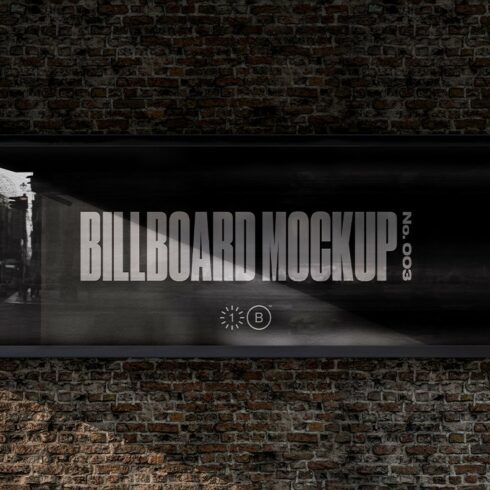 Brick Billboard Mockup - No. 003 cover image.