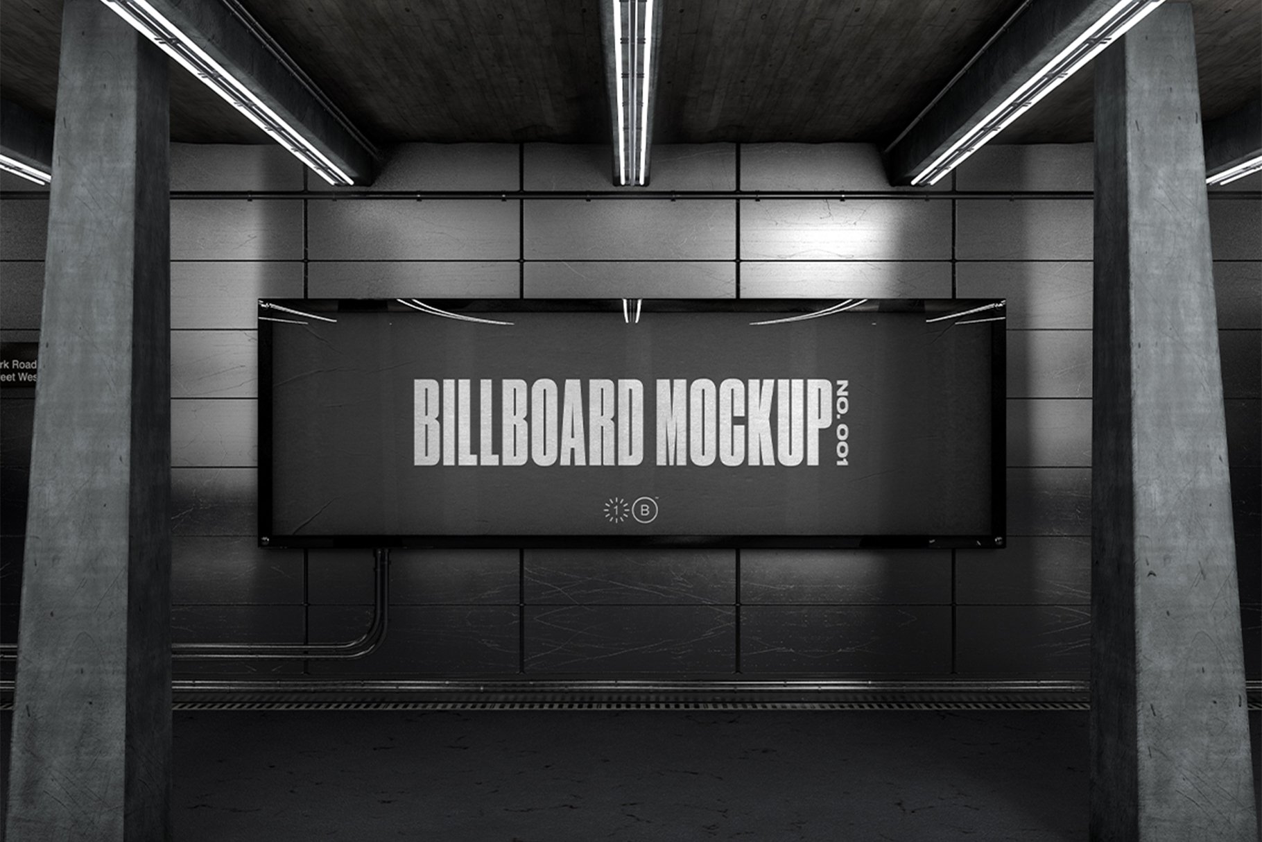 Subway Billboard Mockup - No. 001 cover image.