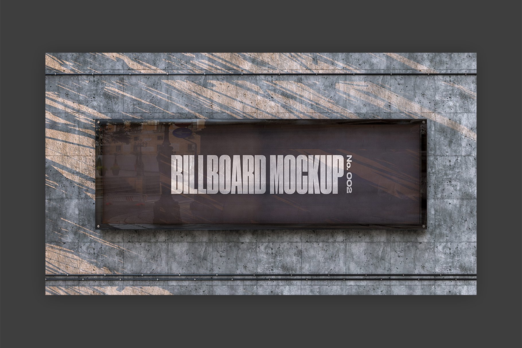 Wall Billboard Mockup - No. 002 preview image.