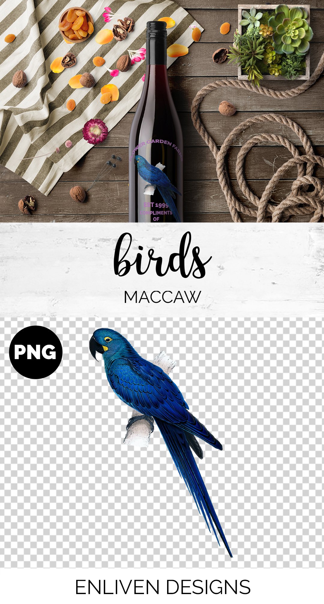Parrot Hyacinth Macaw Blue Parrot preview image.