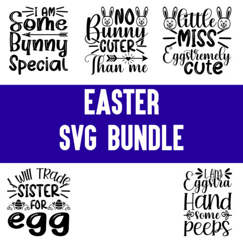 Easter svg Bundle cover image.