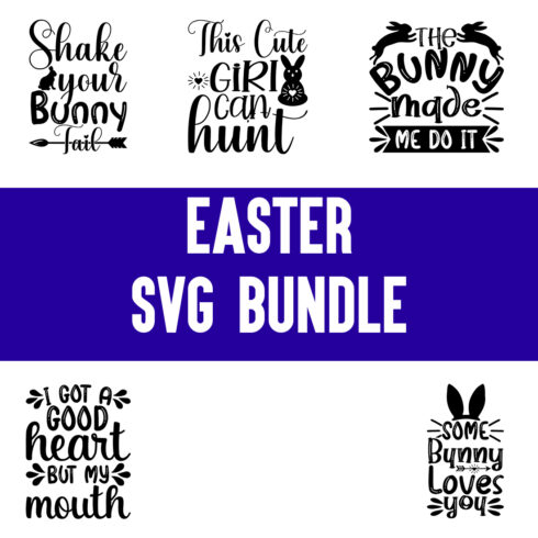 Easter svg Bundle cover image.