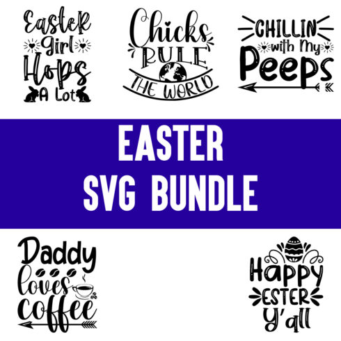 Easter svg Bundle cover image.