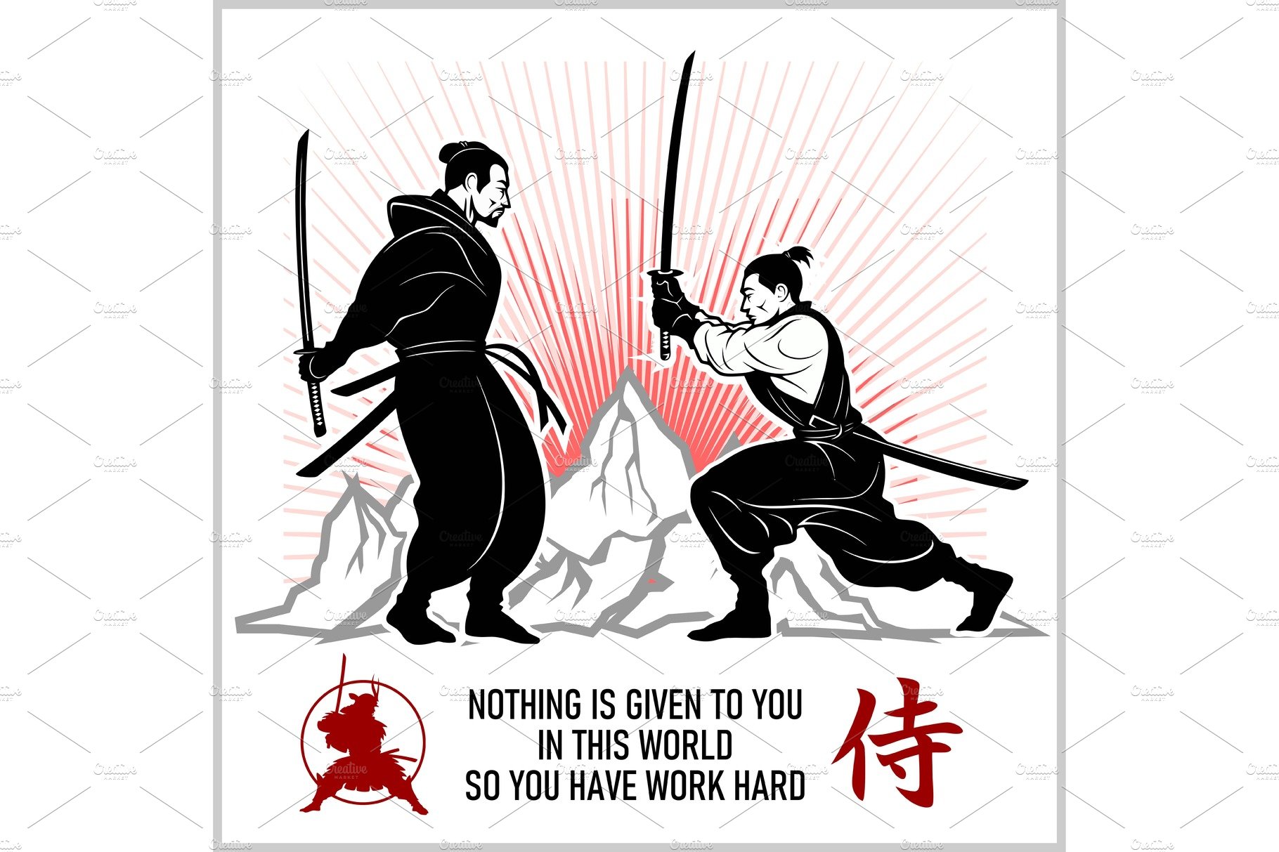 Samurai Warriors With Katana Sword cover image.