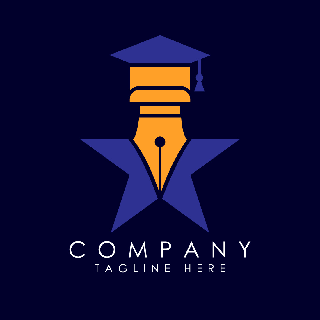 Education logo design vector template, Education and graduation logo vector illustration cover image.