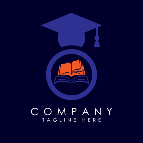 Education logo design vector template, Education and graduation logo vector illustration cover image.