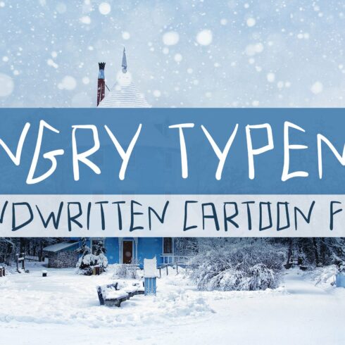 Angry Typens - Handwritten Font cover image.