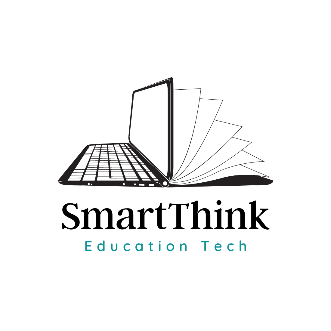 elegant education technology logo template 833