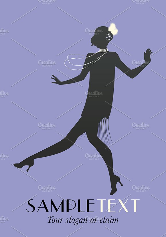 Flapper dancing charleston cover image.