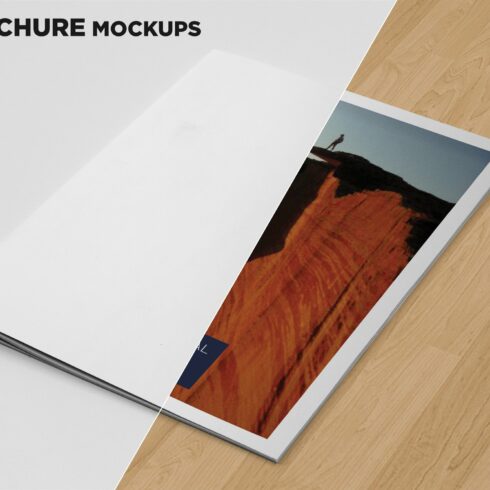 US Letter Brochure Mockups cover image.