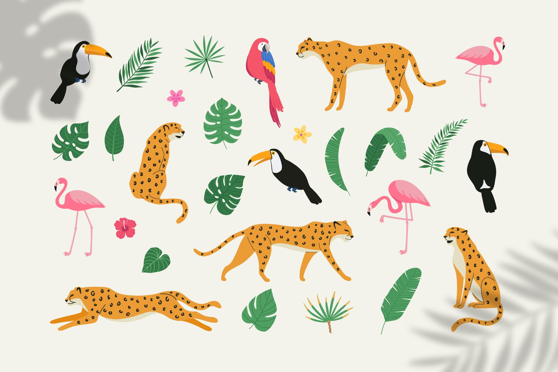 Jungle Mood Clipart preview image.