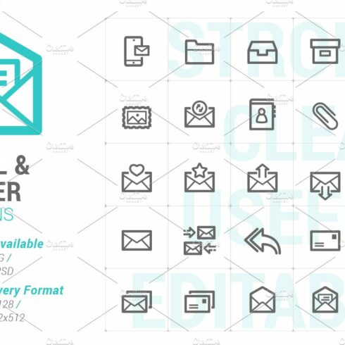 Email & Letter Mini Icon cover image.