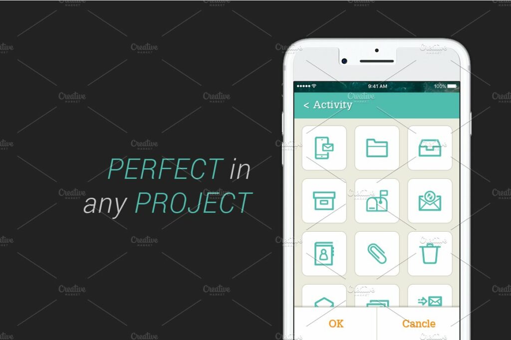 Email & Letter Mini Icon – MasterBundles