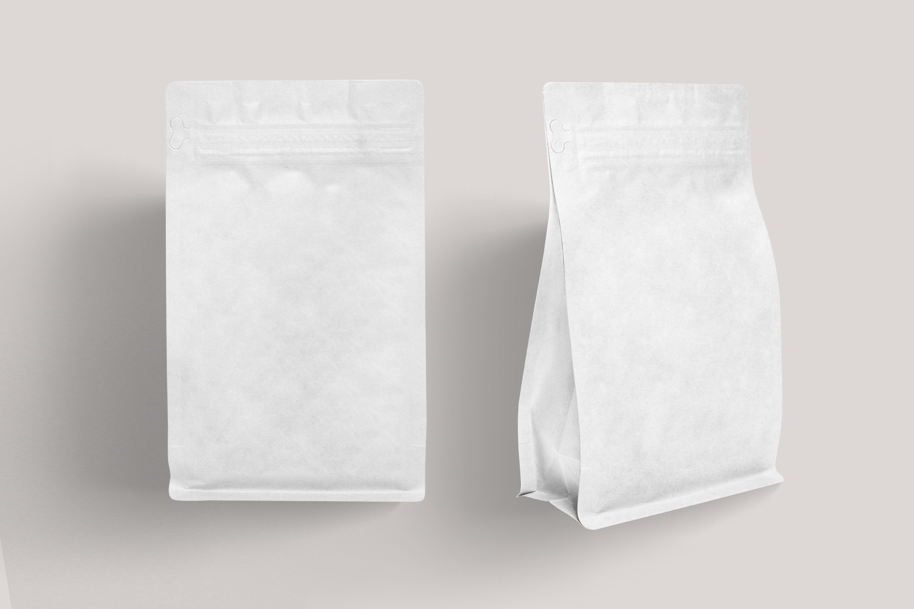 2 Coffee Packaging Pouch Mock ups preview image.