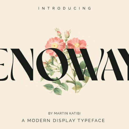 Enoway - Art Nouveau Typeface cover image.