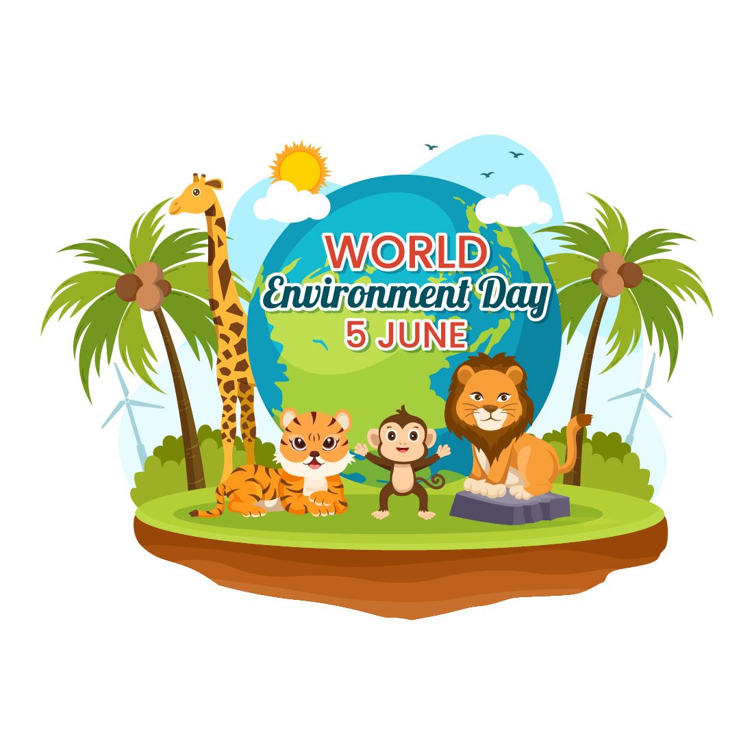 15 World Environment Day Illustration preview image.