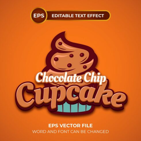 Chocolate chip cupcake cover image.