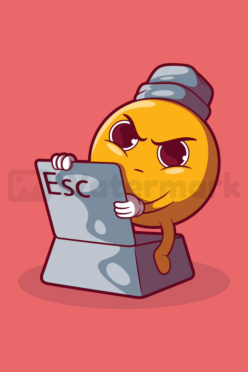 Escaping Emoji! pinterest preview image.