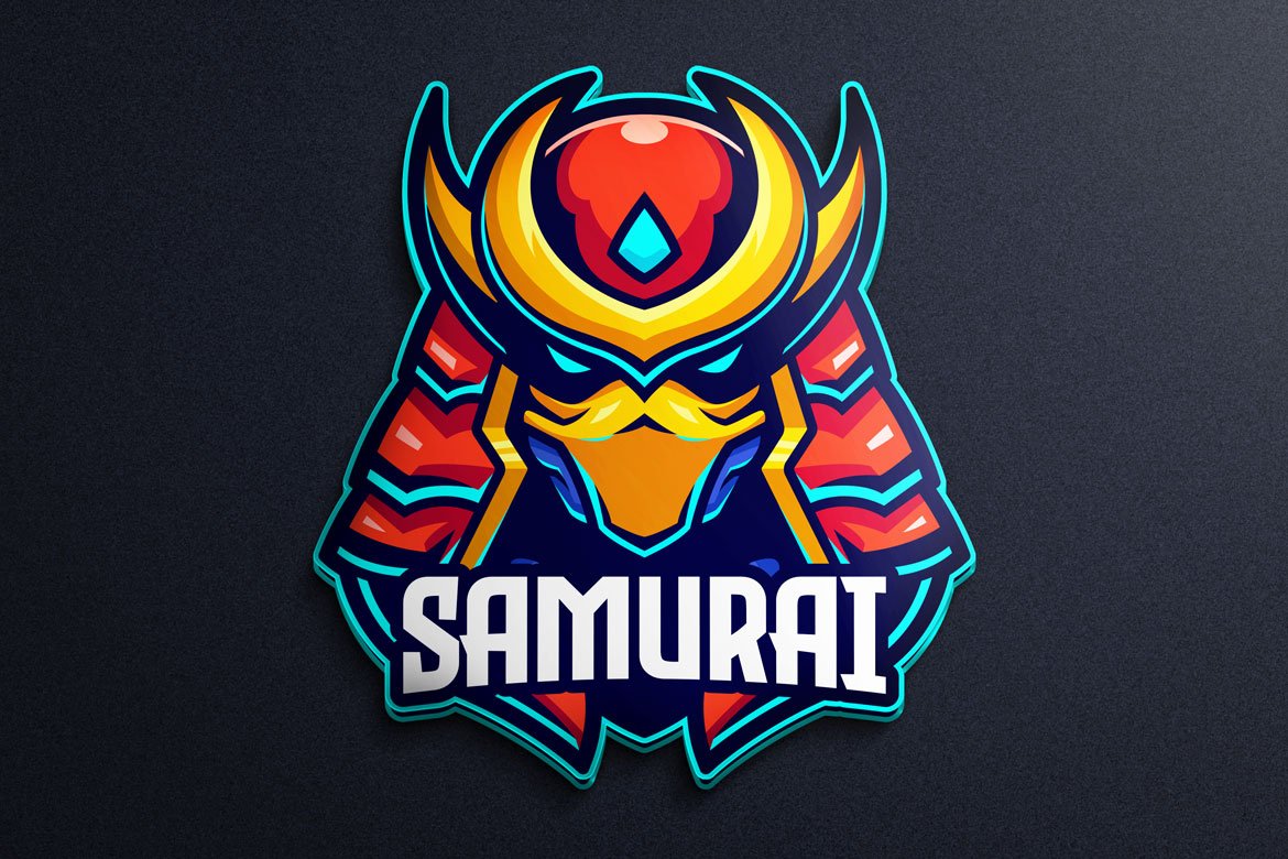Samurai Warrior E-sports Logo cover image.