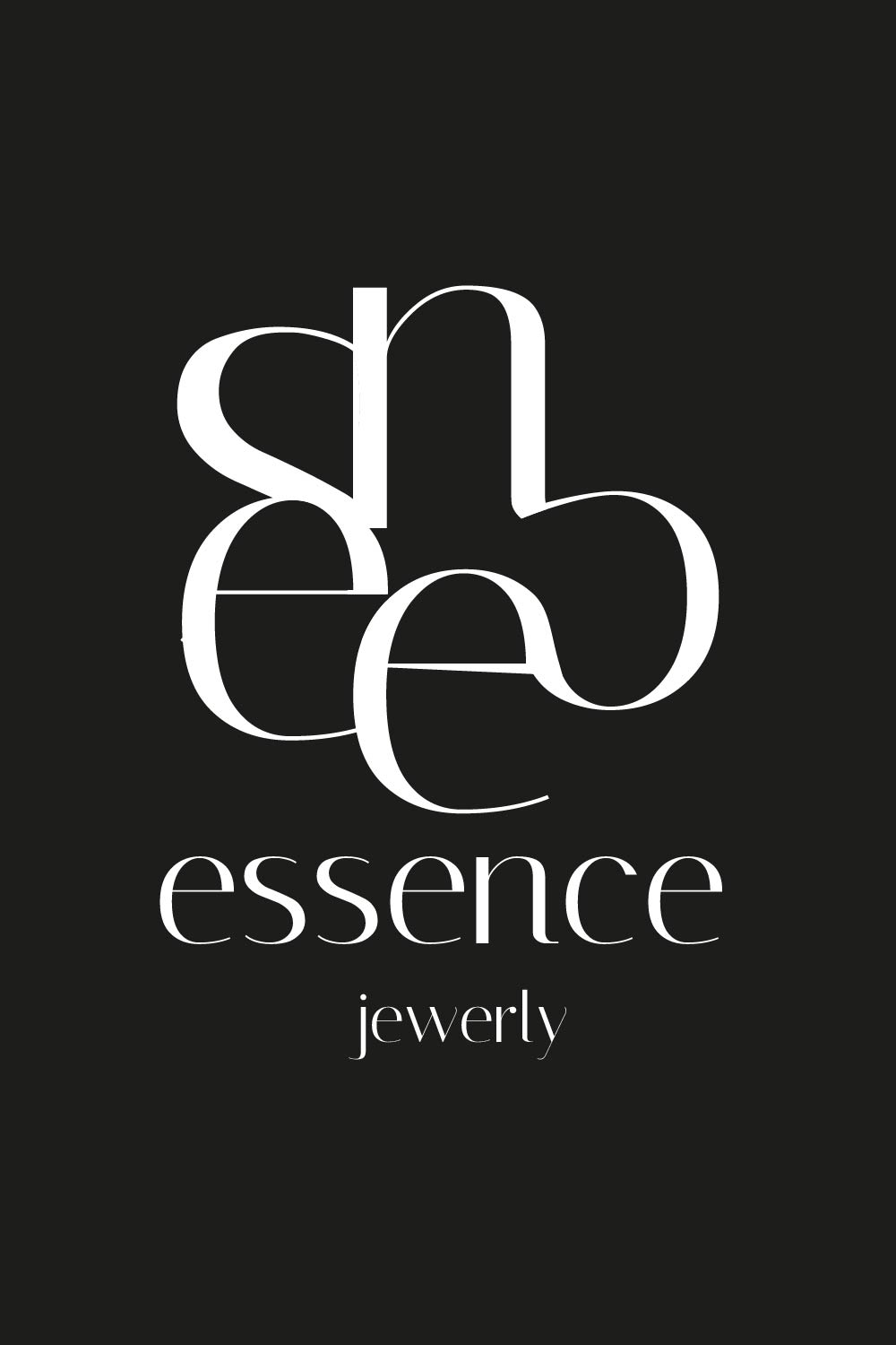 Essence jewerly logo pinterest preview image.