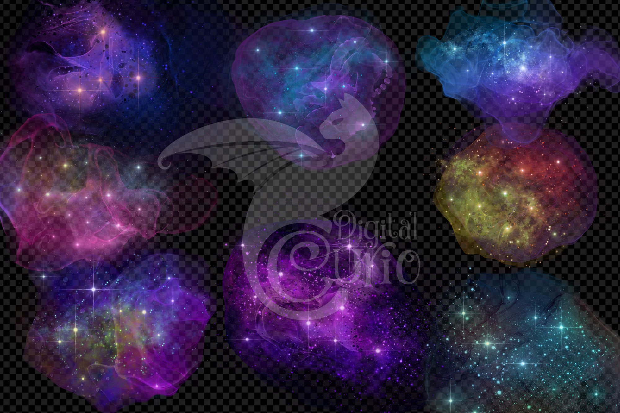 Ethereal Space Overlays preview image.