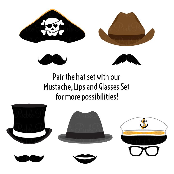 Hats Clipart and Vectors preview image.