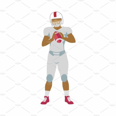 American Football Player in cover image.