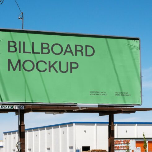 Outdoor Billboard Mockup PSD cover image.