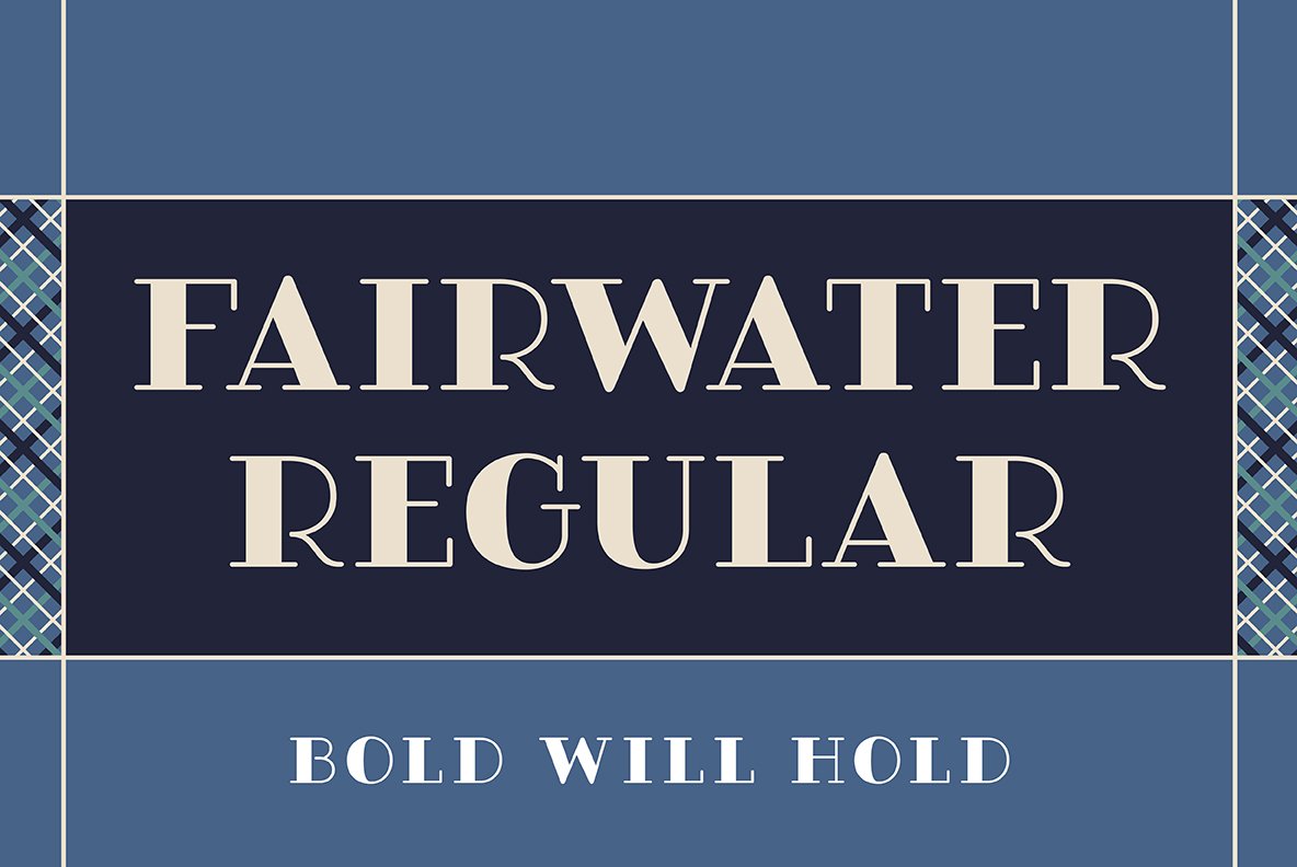 Fairwater Solid Serif cover image.
