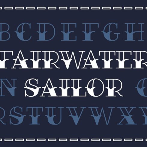 Fairwater Sailor Serif cover image.