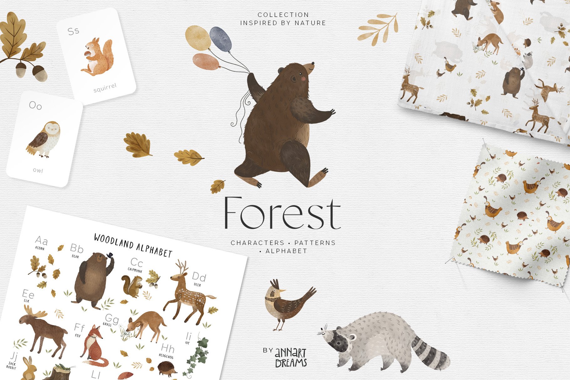 Forest animals. Alphabet & Patterns cover image.