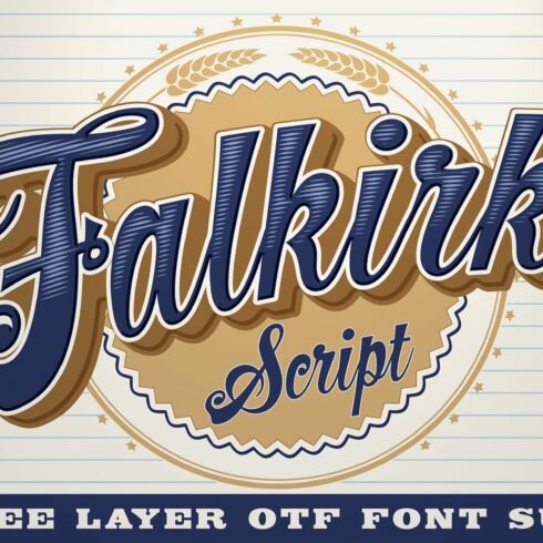 Falkirk Script Font Family cover image.