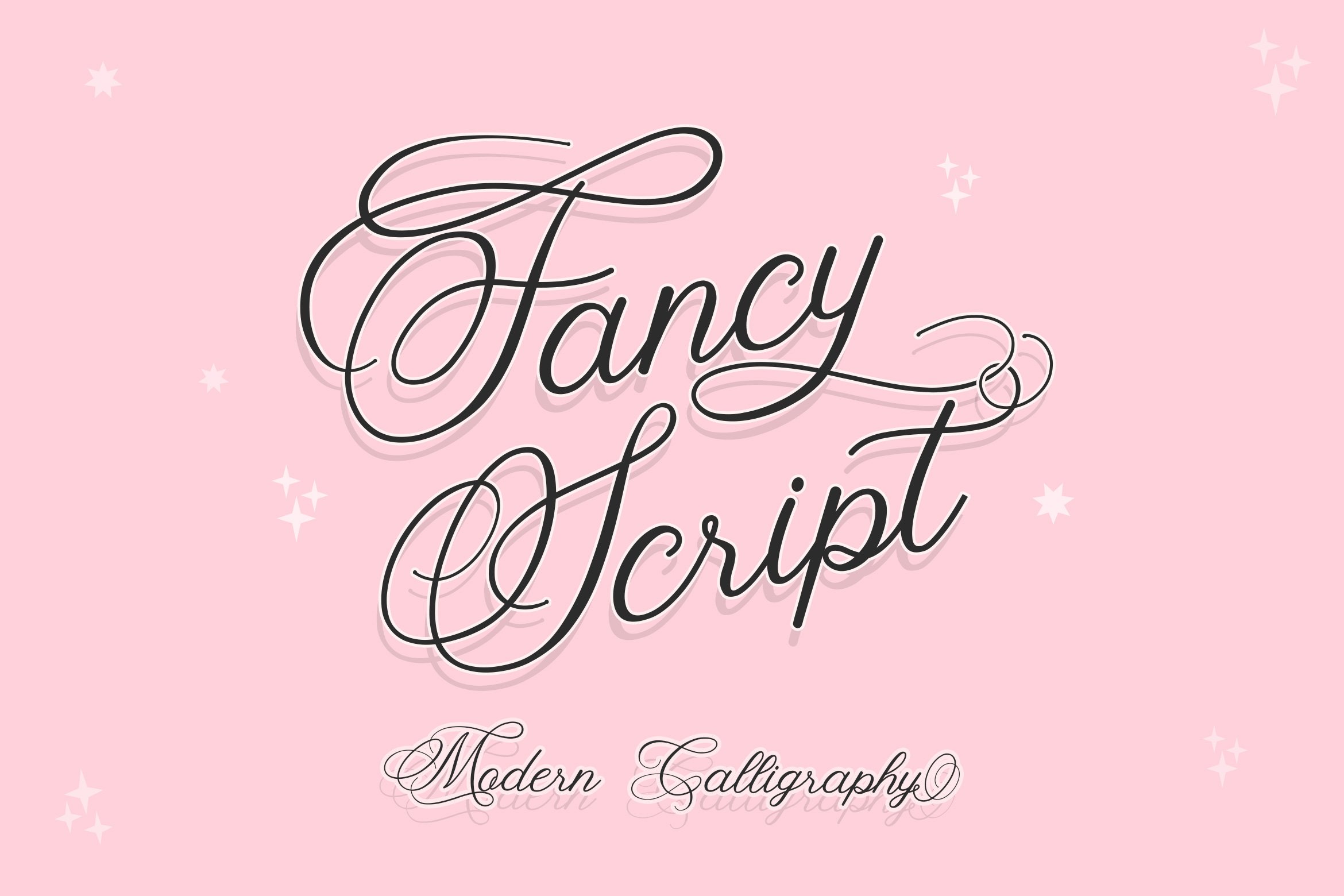 fancy cursive