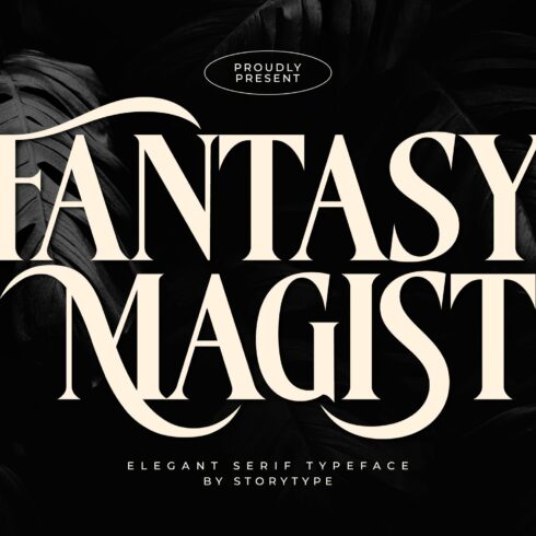 Fantasy Magist Elegant Serif Font cover image.