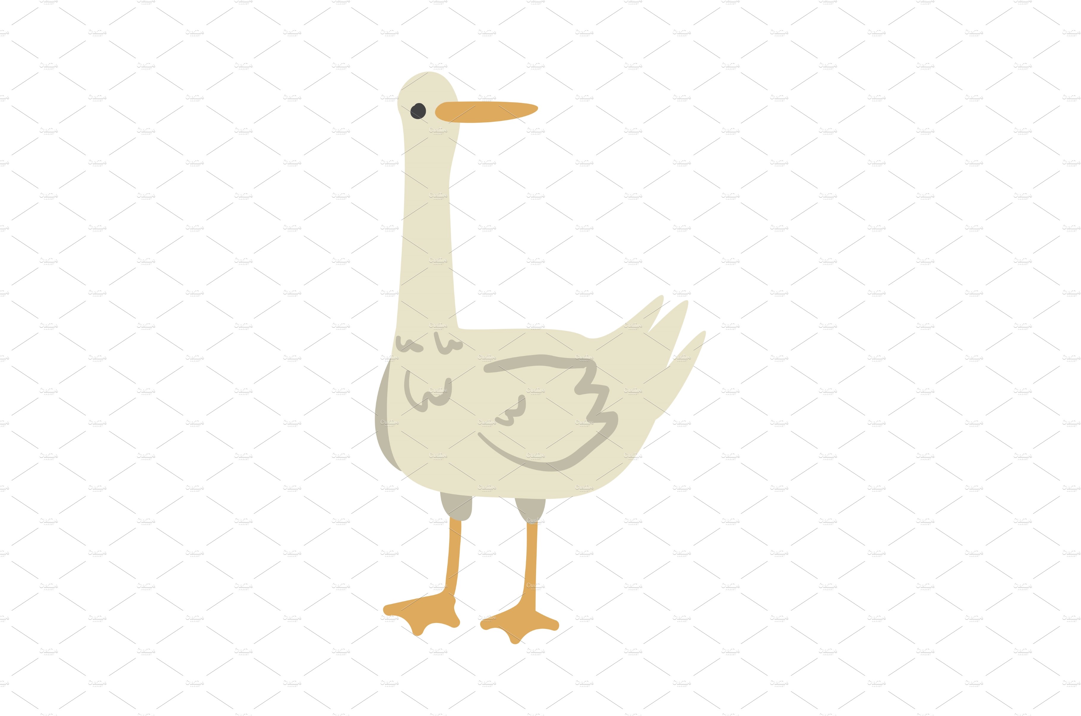 White Goose Farm Bird, Poultry cover image.