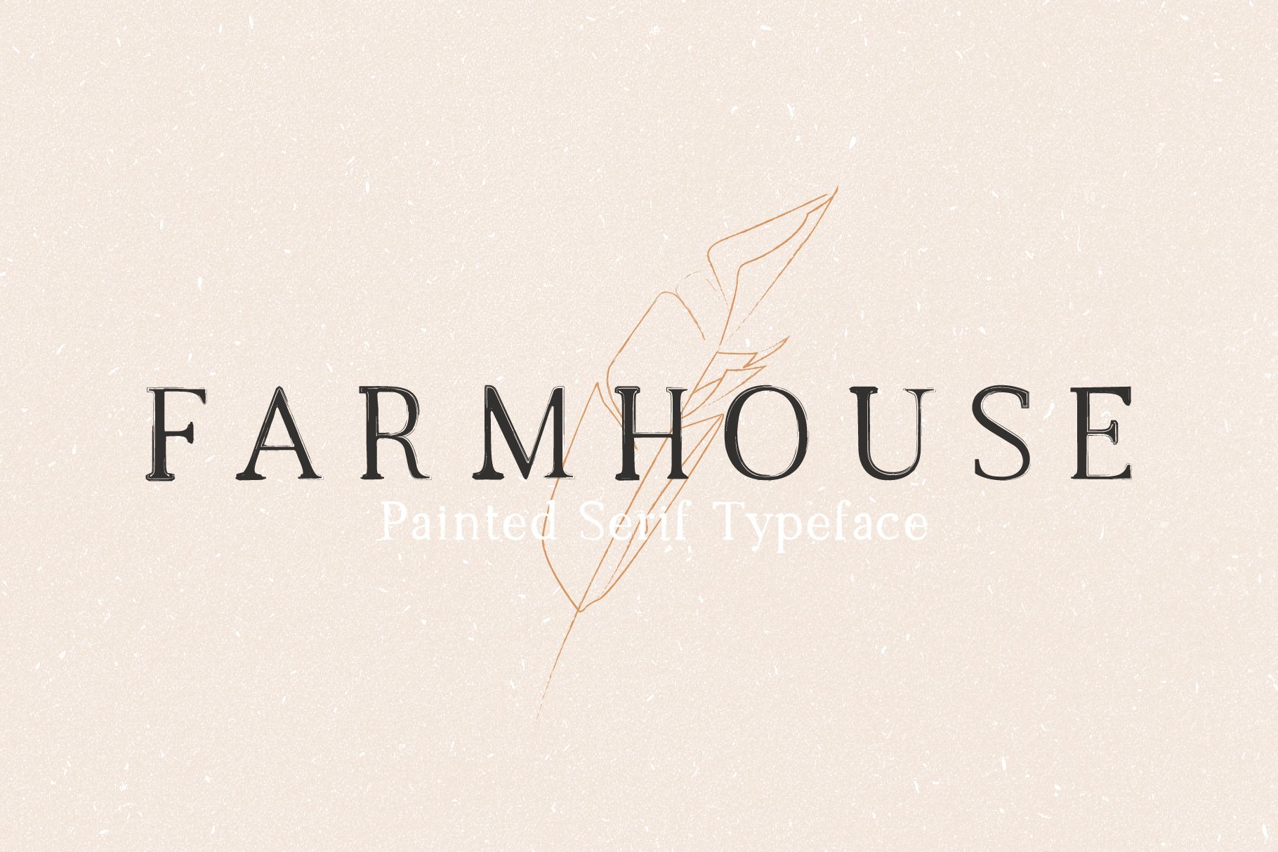 Farmhouse - Painted Serif Font cover image.