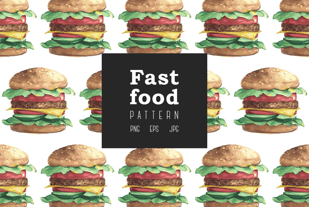 Fast Food Pattern cover image.