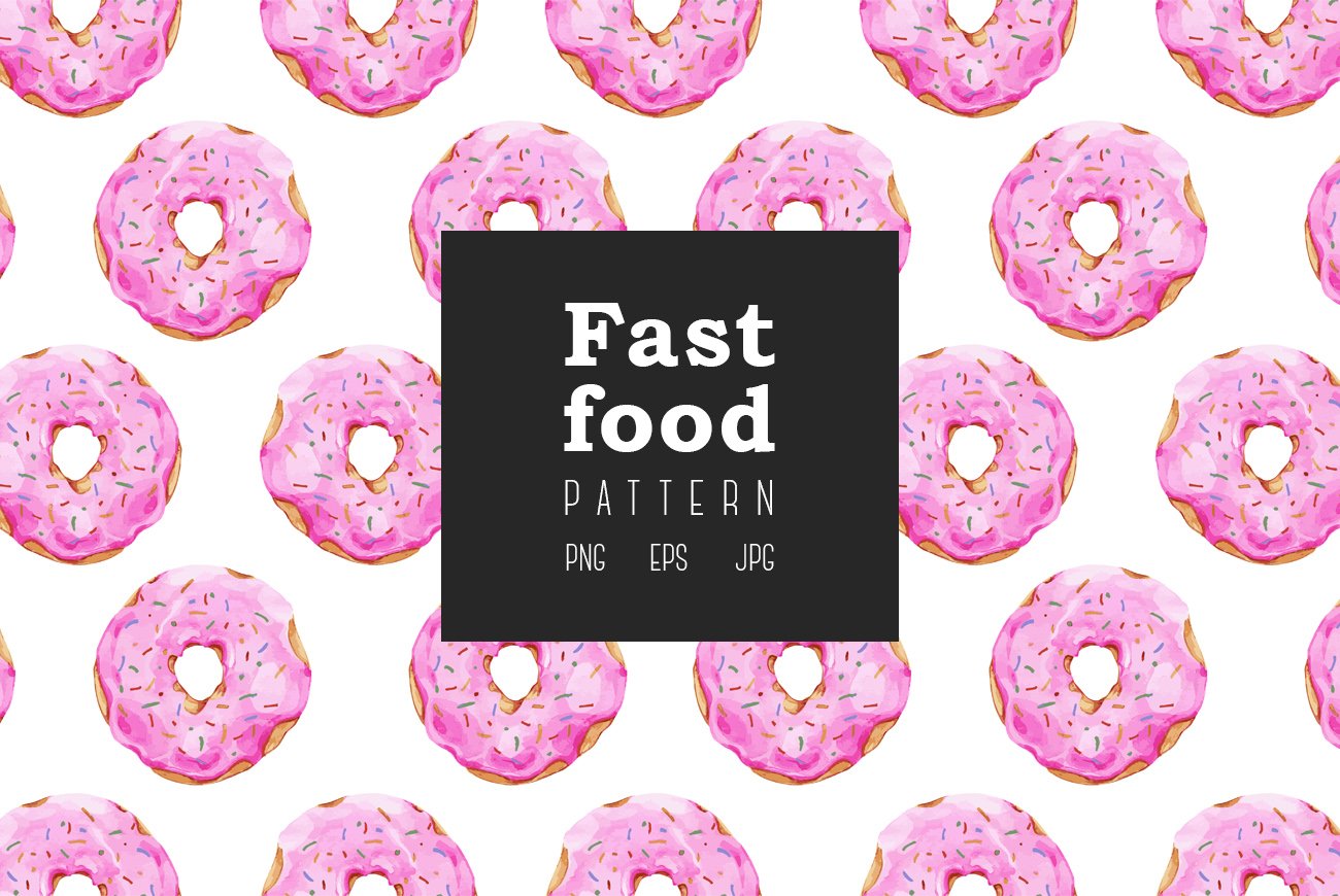 Fast Food Pattern preview image.