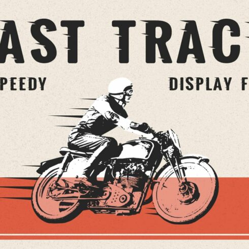 Fast Track - A Speedy Display Font cover image.
