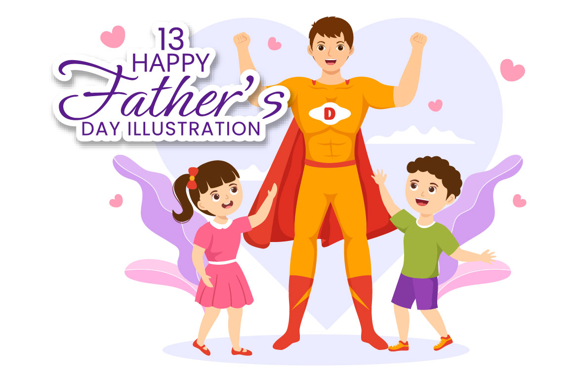 Happy Fathers Day 2023,vector ,art, background, card - MasterBundles