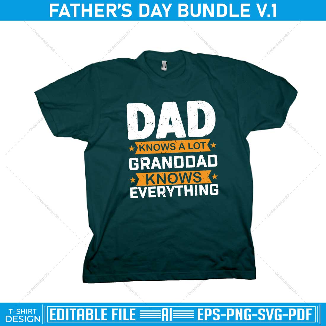 Father's Day T-shirt Bundle V1 preview image.