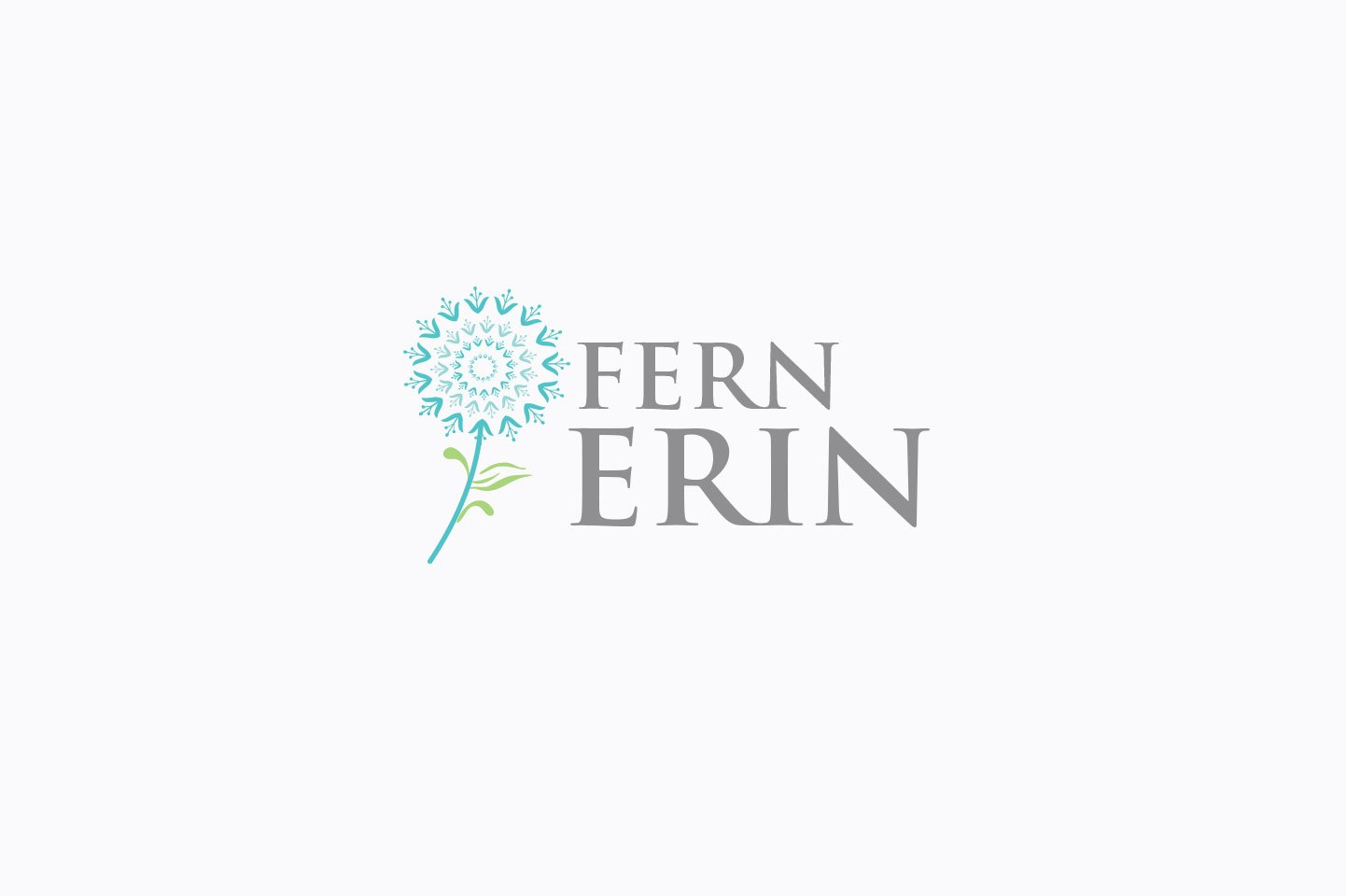 Fern Flower Logo preview image.