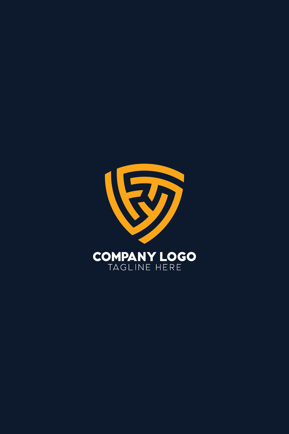 FFF logo with shield shape design pinterest preview image.