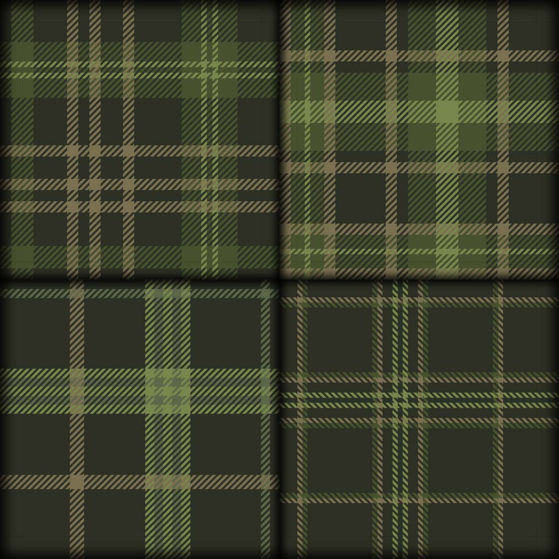 Texture vintage seamless plaid pattern set graphic vector illustration Only $ preview image.
