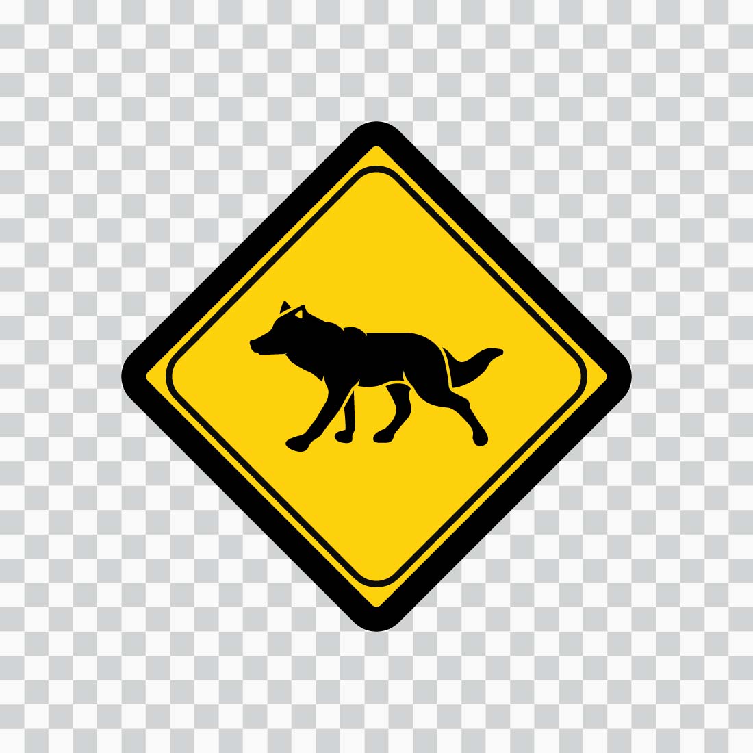 Animals zone sign and symbol graphic design vector illustration only $4 preview image.