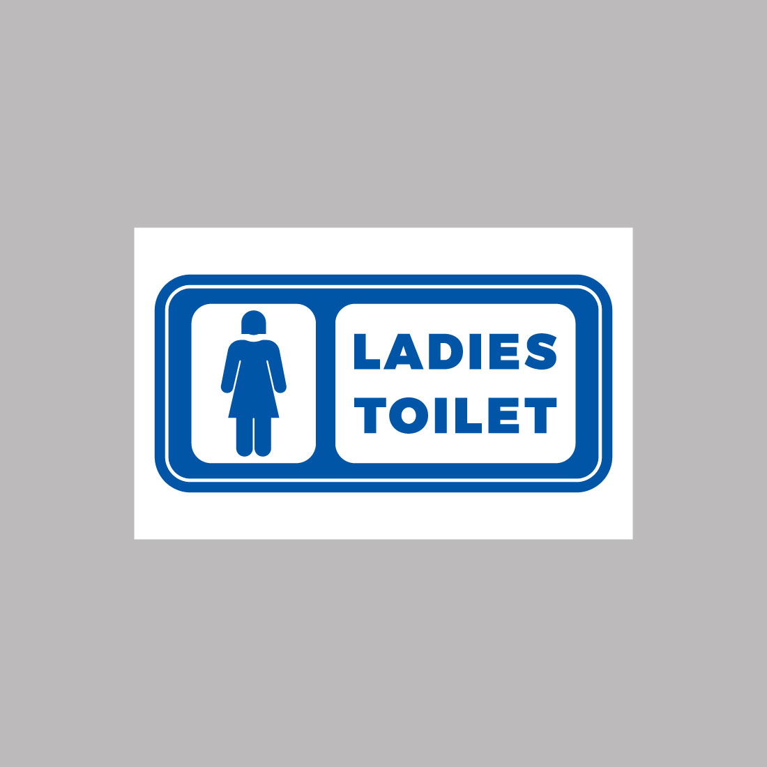 Ladies Toilets Sign - JPS Online