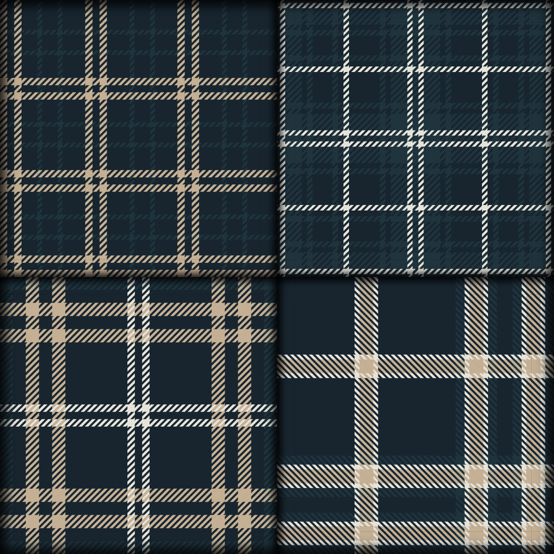 Bundle of check plaid pattern or scarf, blanket, throw, shirt other fashion textile design only $10 preview image.