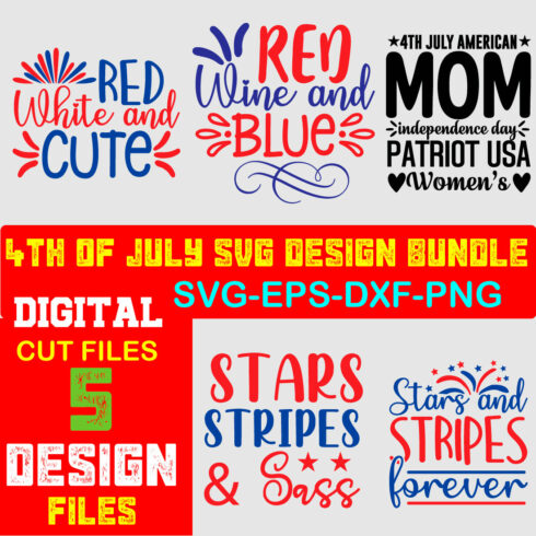 4th of July SVG Bundle, July 4th SVG, Fourth of July svg, America svg Volume-12 cover image.