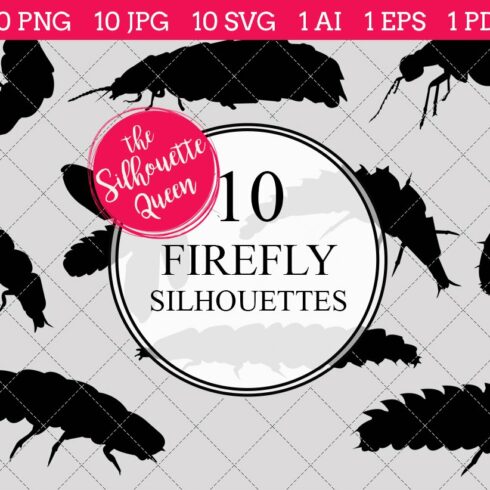 Firefly Silhouette Clipart Vector cover image.